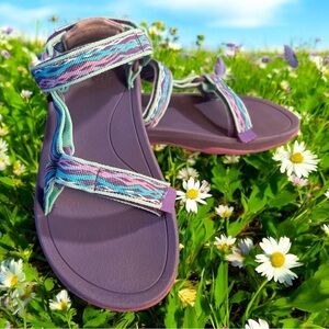Teva Multicolor Hurricane XLT2‎ Striped Kids Sandals Size 3.